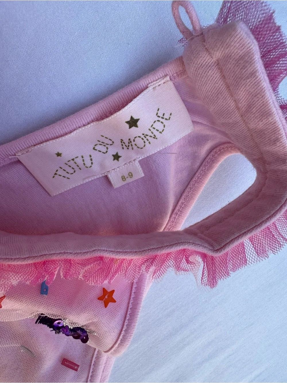 Tutu Du Monde Star Sprinkles Tutu Dress Candy Floss Girls Size 8-9